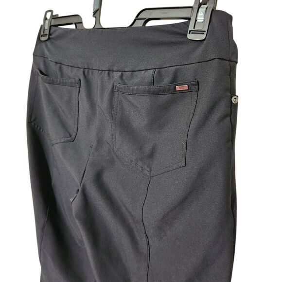 Tail White Label Capri Size 8 Black Stretch With Pockets - Picture 3 of 13